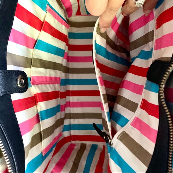 Kate Spade Newbury Lane Cadene Black Leather Tote - Picture 8 of 16